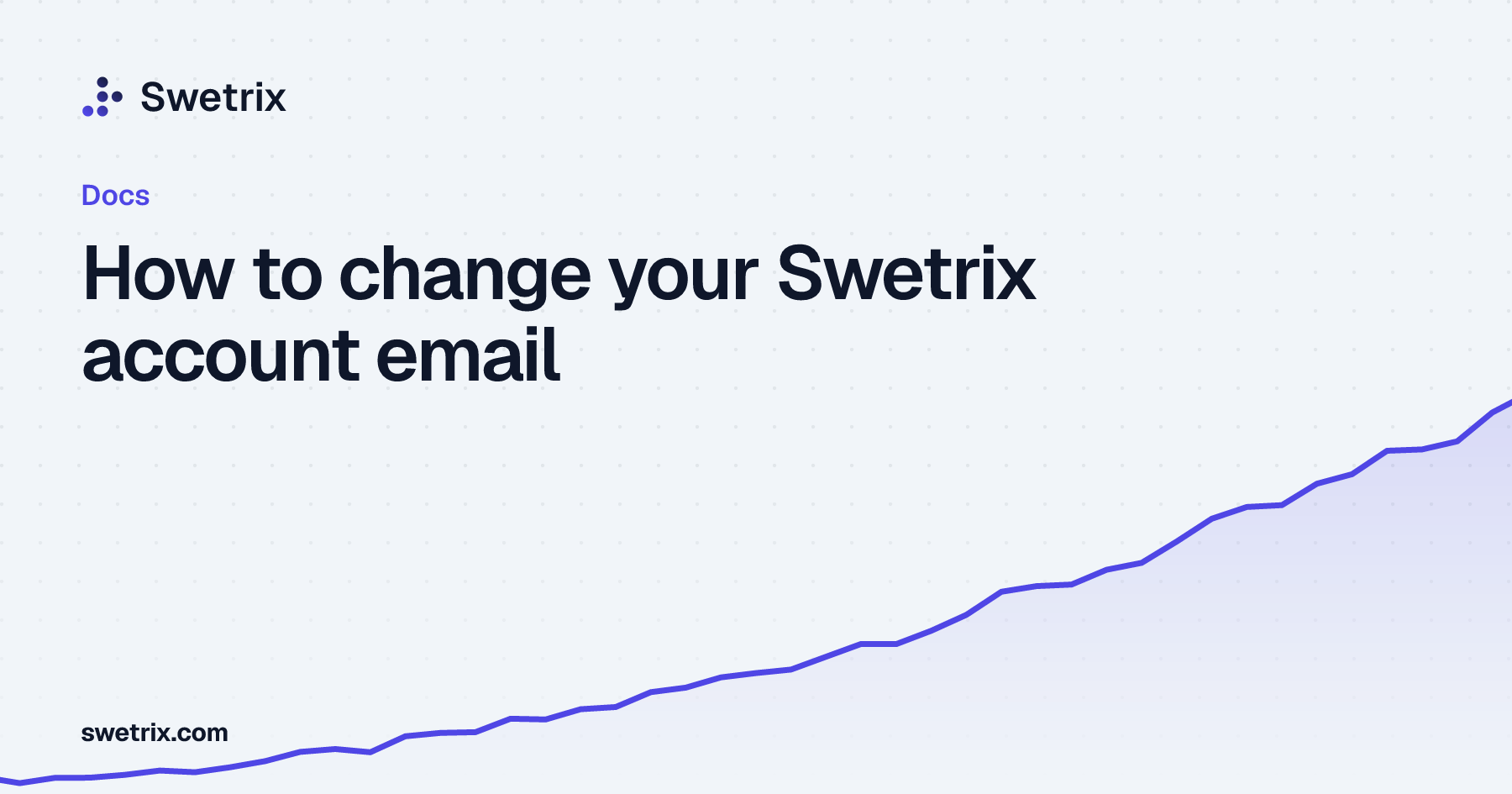How to change your Swetrix account email | Swetrix Docs