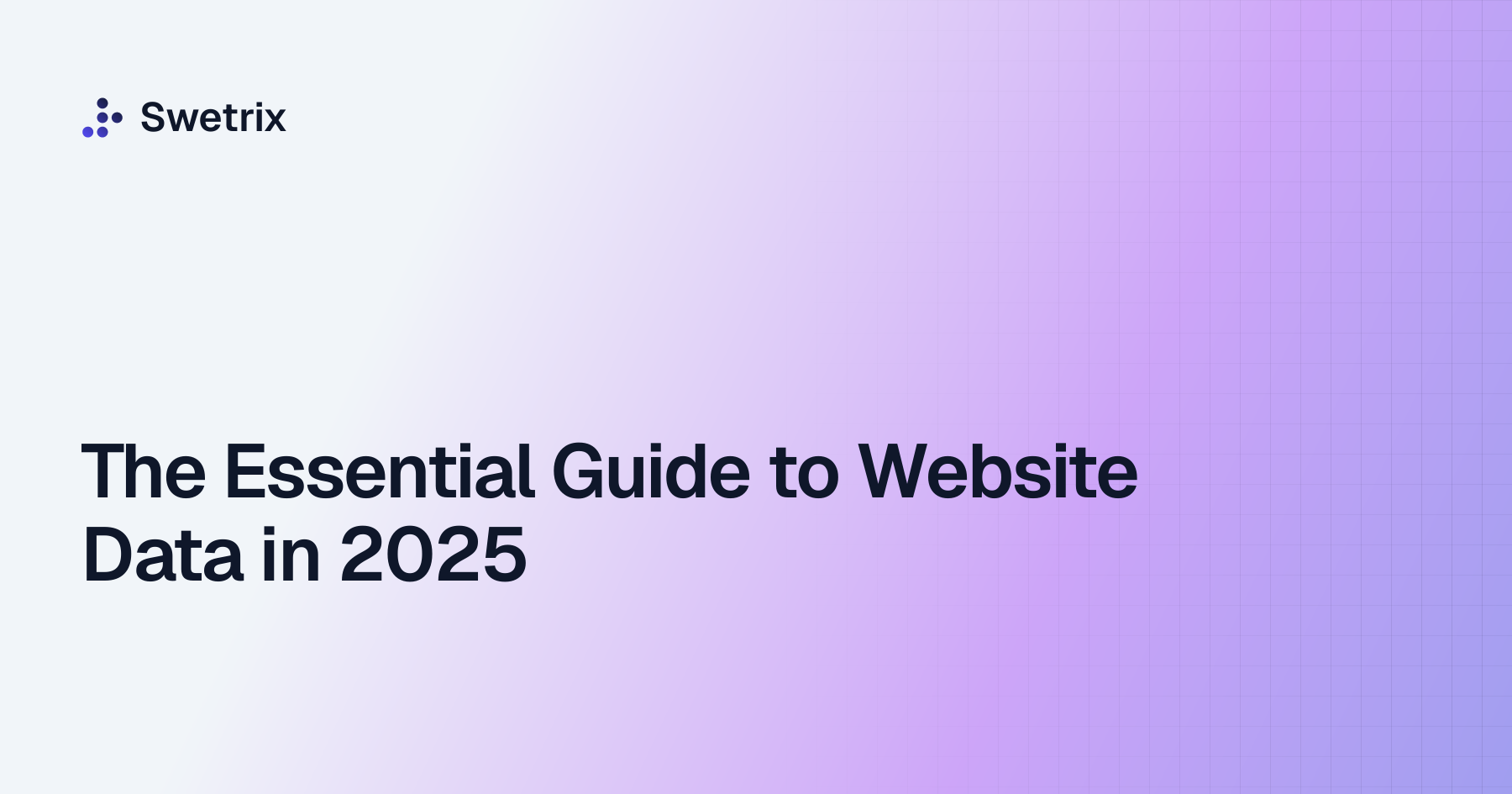 Data Webiste The Essential Guide to Website Data in 2025 | Swetrix